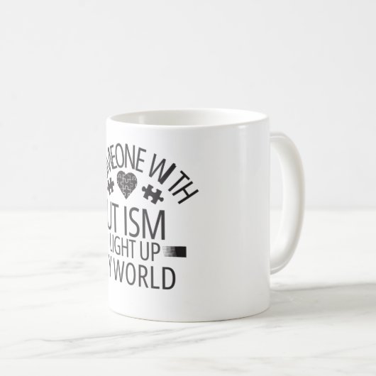 Autism Awareness Coffee Mok (Voorkant rechts)