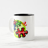 Autism Awareness Coffee Mok (Voorkant links)