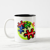 Autism Awareness Coffee Mok (Links)