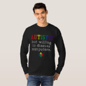 Autism Awareness Computer Engineer Autistic Kinder T-shirt (Voorkant volledig)