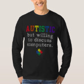 Autism Awareness Computer Engineer Autistic Kinder T-shirt (Voorkant)