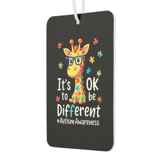Autism Awareness Cute Giraffe Animal Its Ok To Be Luchtverfrisser (Links)