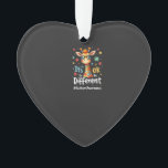 Autism Awareness Cute Giraffe Animal Its Ok To Be  Ornament<br><div class="desc">Autism Awareness Cute Giraffe Animal Its Ok To Be Different T-Shirt (4)</div>