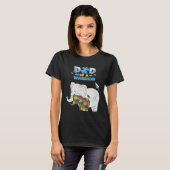Autism Awareness Dad Of A Warrior Proud Autism Son T-shirt (Voorkant volledig)