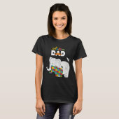 Autism Awareness Dad Proud Autistic Son Daughter E T-shirt (Voorkant volledig)
