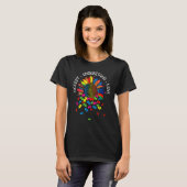Autism Awareness Daisy Flower Accept Understand Lo T-shirt (Voorkant volledig)