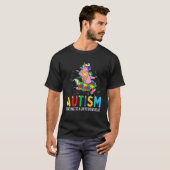 Autism Awareness Dancing Unicorn Puzzle Piece Kids T-shirt (Voorkant volledig)