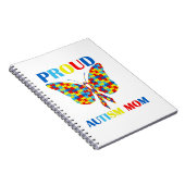 Autism Awareness Day Autisme Mam Gift Proud Mam Notitieboek (Rechterzijde)