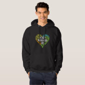 Autism Awareness Day Colorful Concept Hoodie (Voorkant volledig)