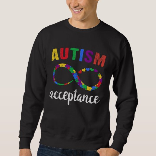 Autism Awareness Day Kids Boys Autistic Child Acce Trui (Voorkant)