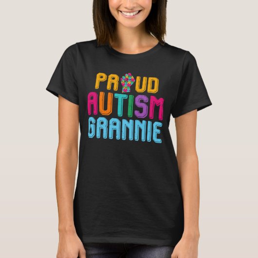 Autism Awareness Day Matching Family Proud Autism T-shirt (Voorkant)
