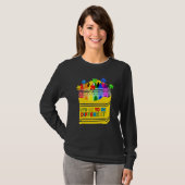 Autism Awareness Day Pencil Het is oké om verschil T-shirt (Voorkant volledig)