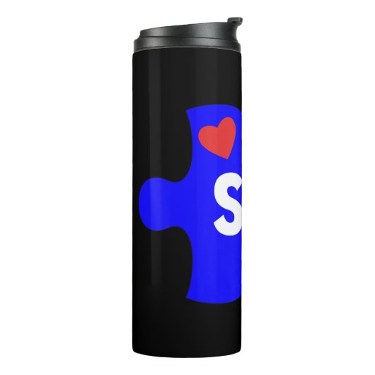 Autism Awareness Design for April to education abo Thermosbeker (Gedraaid links)