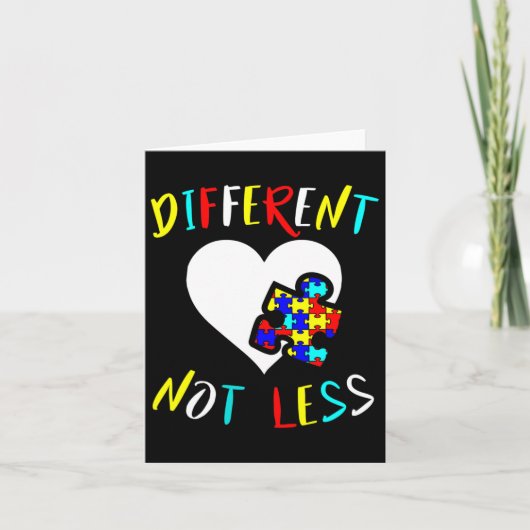 Autism Awareness Design Gift ander niet minder voo Kaart (Voorkant)