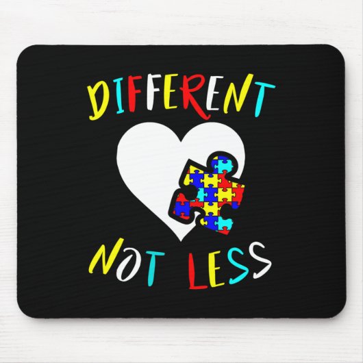 Autism Awareness Design Gift ander niet minder voo Muismat (Voorkant)