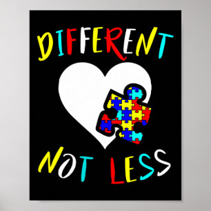 Autism Awareness Design Gift ander niet minder voo Poster