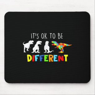 Autism Awareness Dinosaur Kind boezemt het op zijn Muismat
