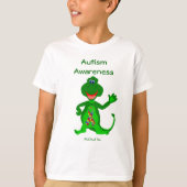 Autism Awareness Dinosaur T-shirt (Voorkant)