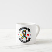 Autism Awareness-Espresso Mok (Voorkant rechts)