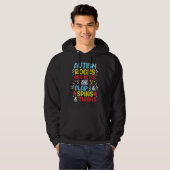 Autism Awareness Family Support Mom Autism Boys Gi Hoodie (Voorkant volledig)