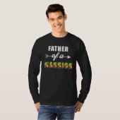 Autism Awareness Father Of A Warrior Familly Match T-shirt (Voorkant volledig)