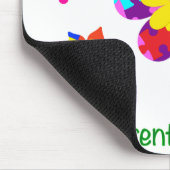 Autism Awareness Flowers Muismat (Hoek)