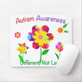 Autism Awareness Flowers Muismat (Met muis)