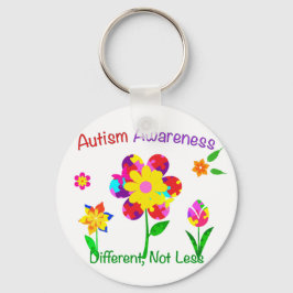Autism Awareness Flowers Sleutelhanger