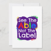 Autism Awareness Giften Kaart (Voorkant)