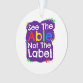 Autism Awareness Giften Ornament (voorkant)