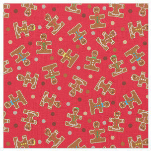 Autism Awareness Ginger Puzzle Mannen Holiday Stof