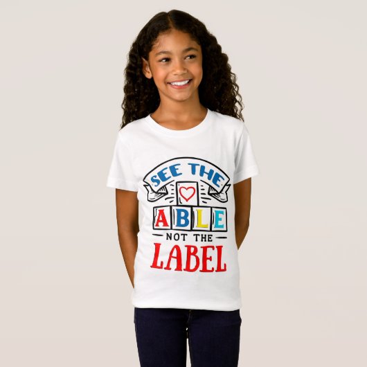 Autism Awareness Girls TShirt (Voorkant volledig)