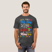 Autism Awareness Grandson Grandma Mimi Gift T-shirt (Voorkant volledig)