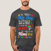 Autism Awareness Grandson Grandma Mimi Gift T-shirt (Voorkant)
