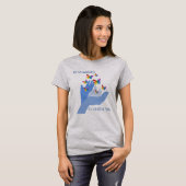 Autism Awareness Group of Butterflies T-shirt (Voorkant volledig)