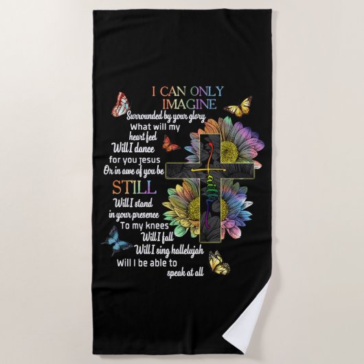 Autism Awareness I Can Only Imagine Jesus Faith Strandlaken (Voorkant)