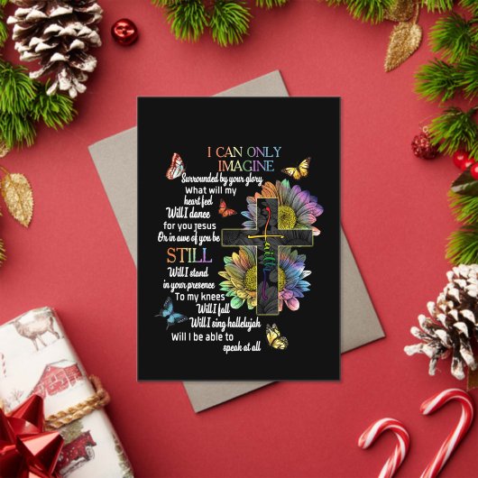 Autism Awareness I Can Only Imagine Jesus Faith T- Acryl Uitnodigingen (Insity (Feestdagen))