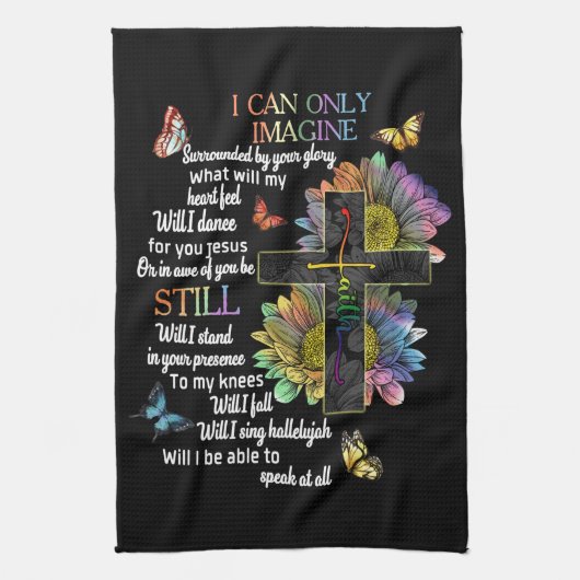 Autism Awareness I Can Only Imagine Jesus Faith Theedoek (Verticaal)