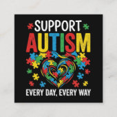 Autism awareness informatiekaartje (Voorkant)