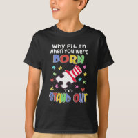 Autism Awareness Inspirerend Gezegde Why fit in