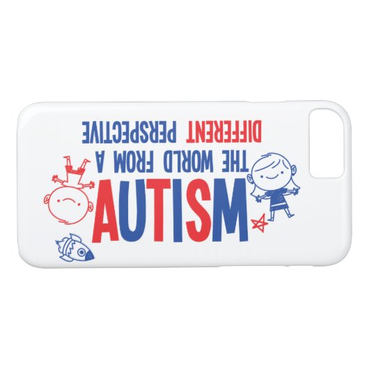 Autism Awareness iPhone Case (Achterkant (Horizontaal))