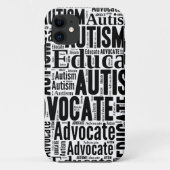 Autism Awareness IPhone Case Black (Achterkant)