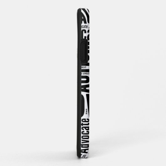 Autism Awareness IPhone Case Black (Achterkant/rechts)