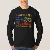 Autism Awareness It s A Different Operating System T-shirt (Voorkant)