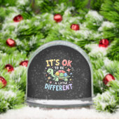 Autism Awareness It's Ok To Be A Little Different Sneeuwbol (Kerstmis)