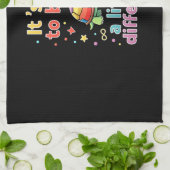 Autism Awareness It's Ok To Be A Little Different Theedoek (Gevouwen)