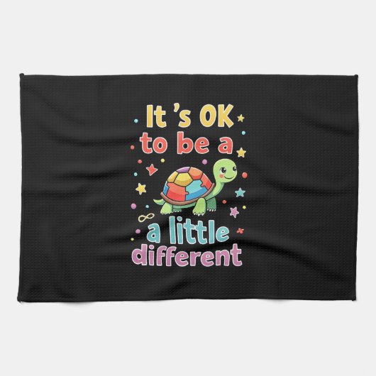 Autism Awareness It's Ok To Be A Little Different Theedoek (Horizontaal)