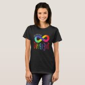 Autism Awareness Its Ok To Be Different Acceptance T-shirt (Voorkant volledig)