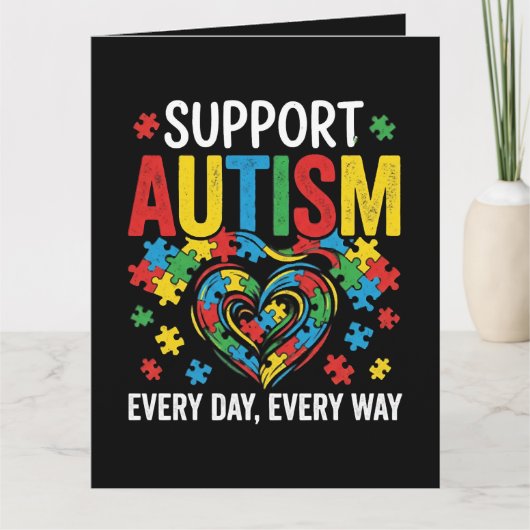 Autism awareness kaart (Voorkant)