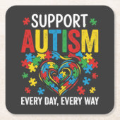 Autism awareness kartonnen onderzetters (Voorkant)
